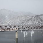 雪景色の野岩鉄道
